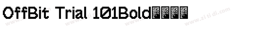 OffBit Trial 101Bold字体转换